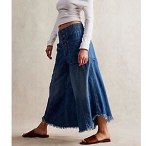 Free People We The Free Sun Setter Pull-On Jeans, size medium